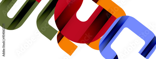 Lines, abstract letter style design background. Geometric vector Illustration For Wallpaper, Banner, Background, Card, Book Illustration, landing page