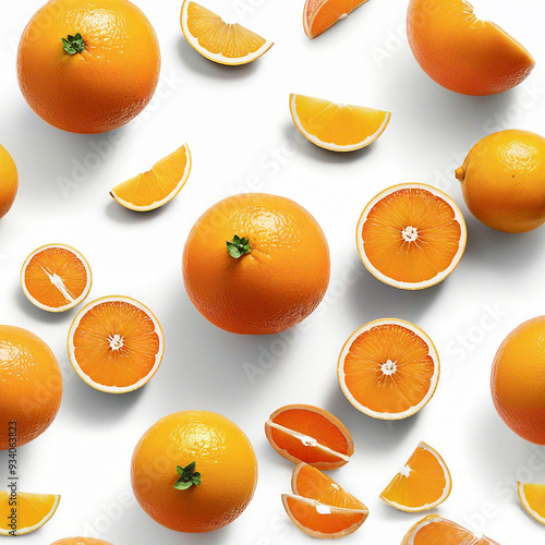 image that captures the vibrant, juicy freshness of a perfectly ripe orange. 