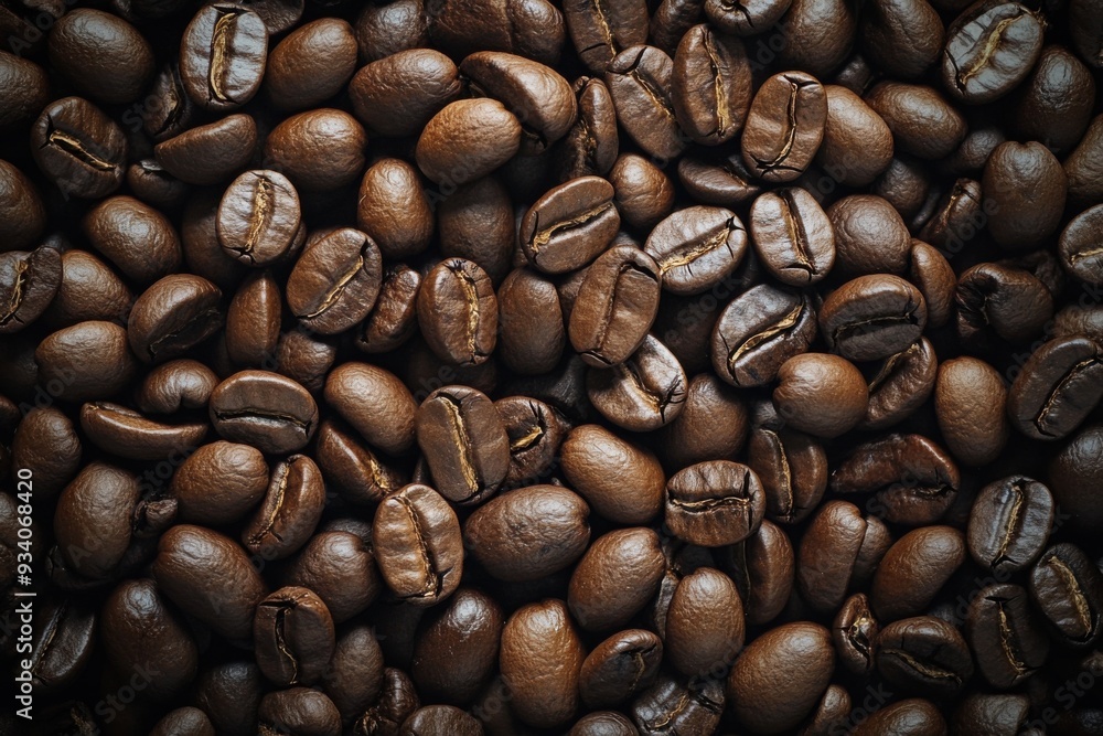 Obraz premium Coffee Beans Close-Up