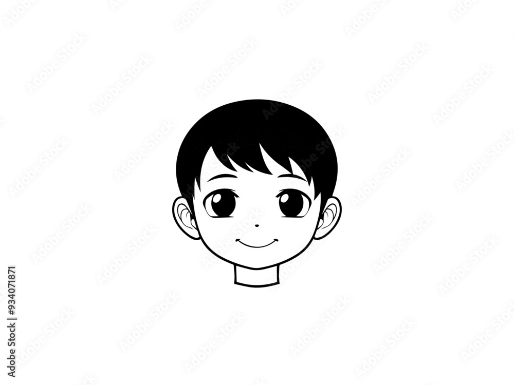 boy vector face boy vector face