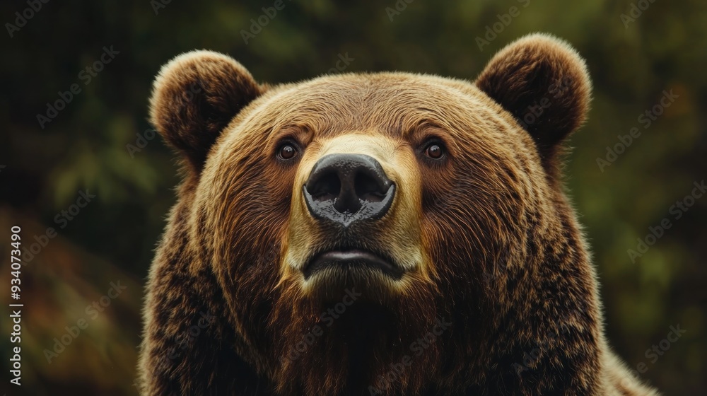 Obraz premium Close-up of a Majestic Brown Bear