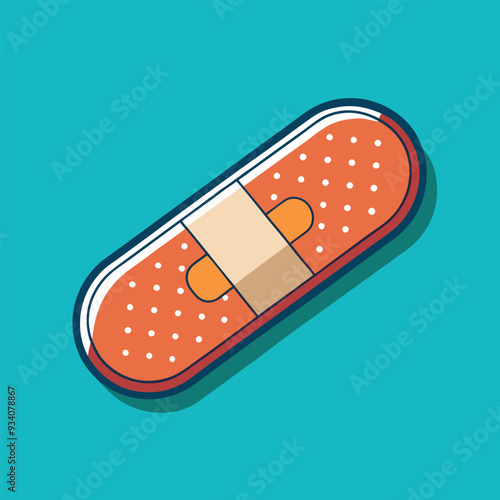 Medical Plaster Vector Illustration