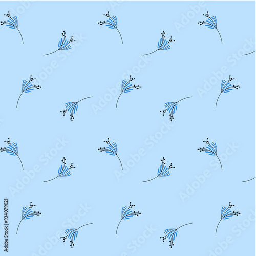 seamless pattern with birds style digital print design.