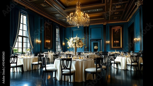 luxury classic mansion drawing room
