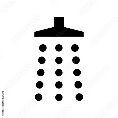 Showerhead Shower Solid Icon