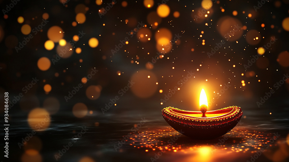 Candles, flames, glowing, dark background, bokeh, sparkle, light. Candles, flames, glowing, dark background, bokeh, sparkle, light.