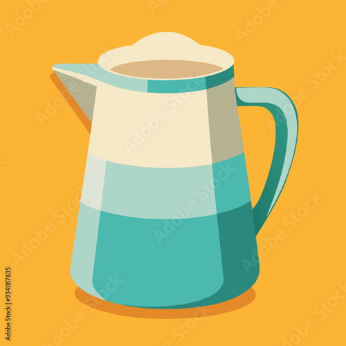 Milk Jug Vector Illustration