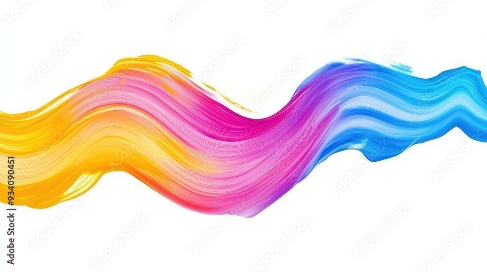 Abstract Colorful Wave Abstract Colorful Wave