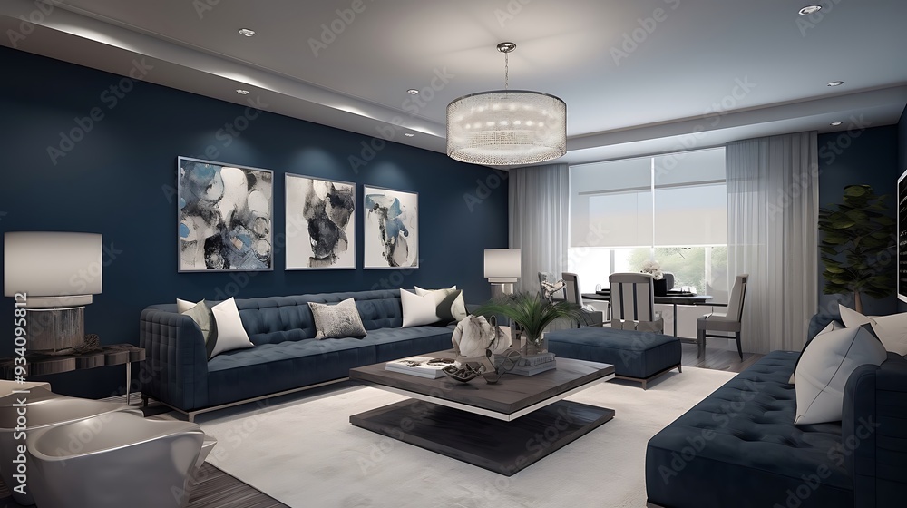 A luxurious urban apartment showcasing sleek design and contemporary elegance
A luxurious urban apartment showcasing sleek design and contemporary elegance