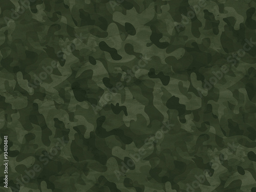 Military camouflage pattern. Abstract green background.  photo