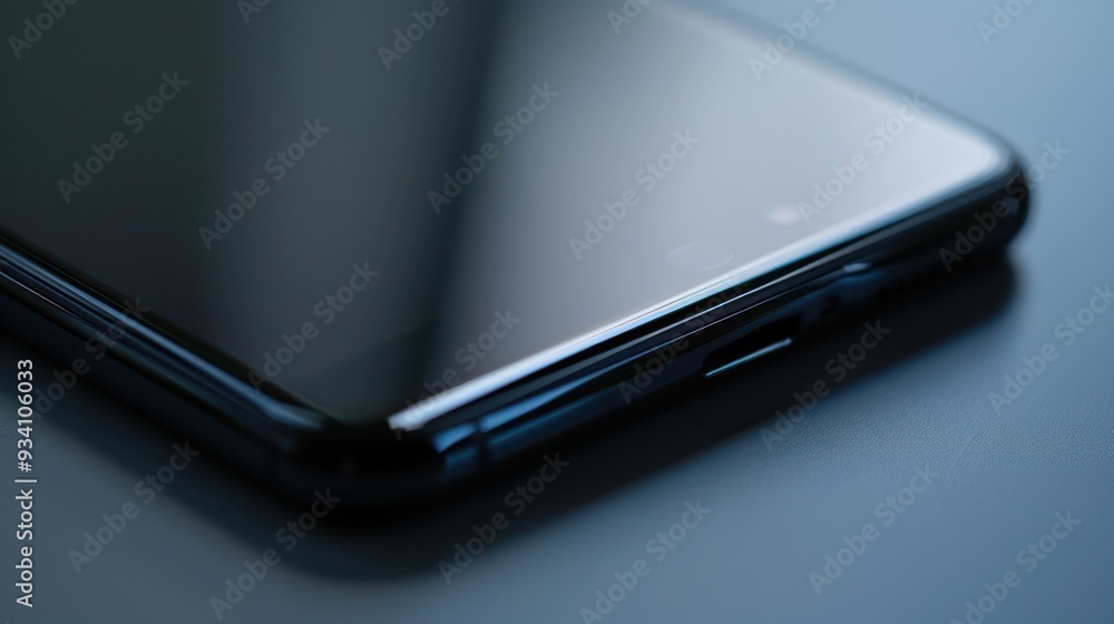 Close-Up of a Black Smartphone Close-Up of a Black Smartphone