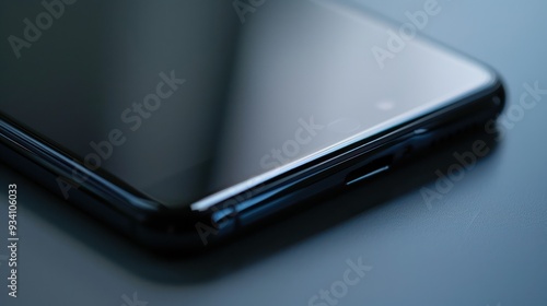 Close-Up of a Black Smartphone