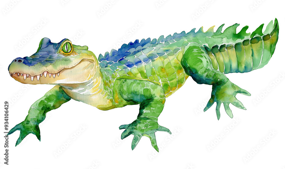 crocodile isolated on white crocodile isolated on white