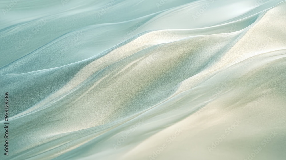 Fototapeta premium The textural background, the textural background, the delicate texture of the fine sand flows gently in the picture, as if the natural sand dunes are shining in the sun.
