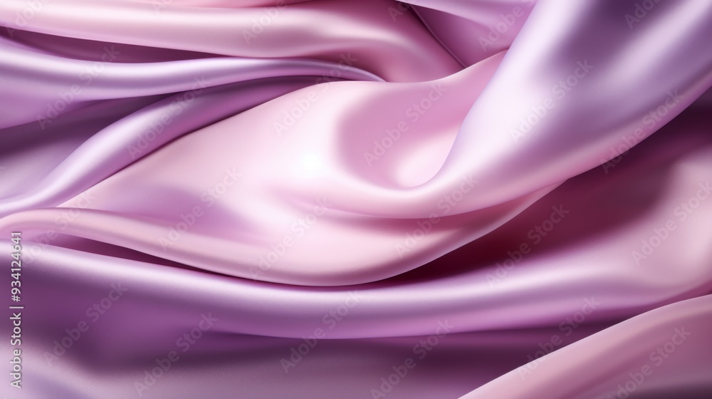 Fototapeta premium Elegant Lavender Satin Texture - Luxurious Fabric Background
