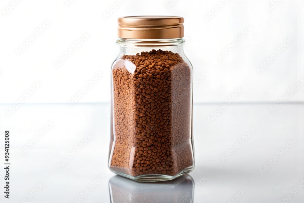 Container of coffee isolated on a white background Container of coffee isolated on a white background
