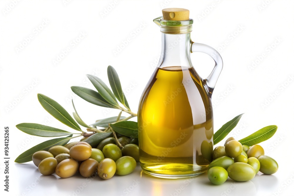 Olive oil isolated on a white background
Olive oil isolated on a white background