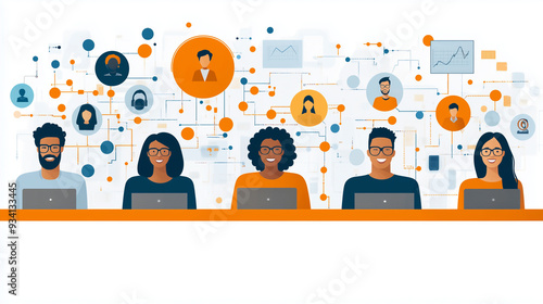 A group of friends participating in a virtual debate about online privacy, with avatars representing each participant and dynamic visual aids illustrating key points.