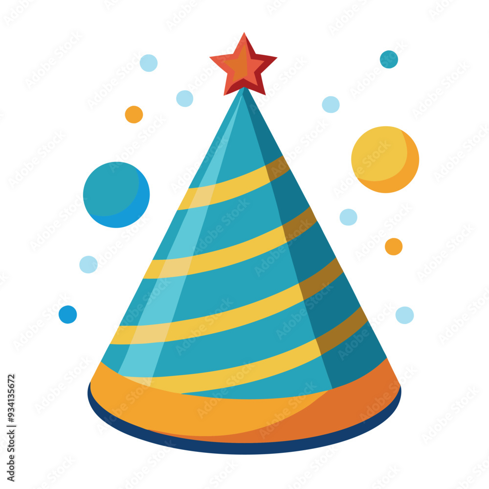Party Hat Vector Illustration Party Hat Vector Illustration