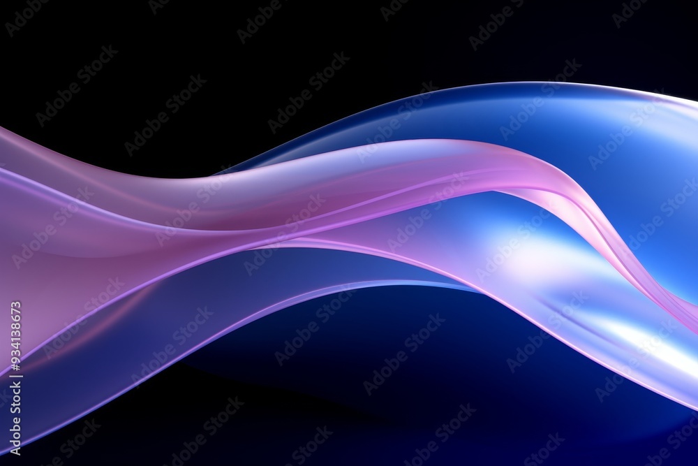 Abstract Blue and Purple Wave Background Abstract Blue and Purple Wave Background