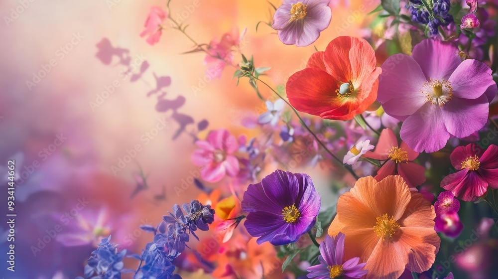Vibrant Bouquet of Summer Flowers in Soft Light - A captivating close-up of a bouquet of colorful flowers, symbolizing beauty, nature, joy, abundance, and new beginnings. Vibrant Bouquet of Summer Flowers in Soft Light - A captivating close-up of a bouquet of colorful flowers, symbolizing beauty, nature, joy, abundance, and new beginnings.