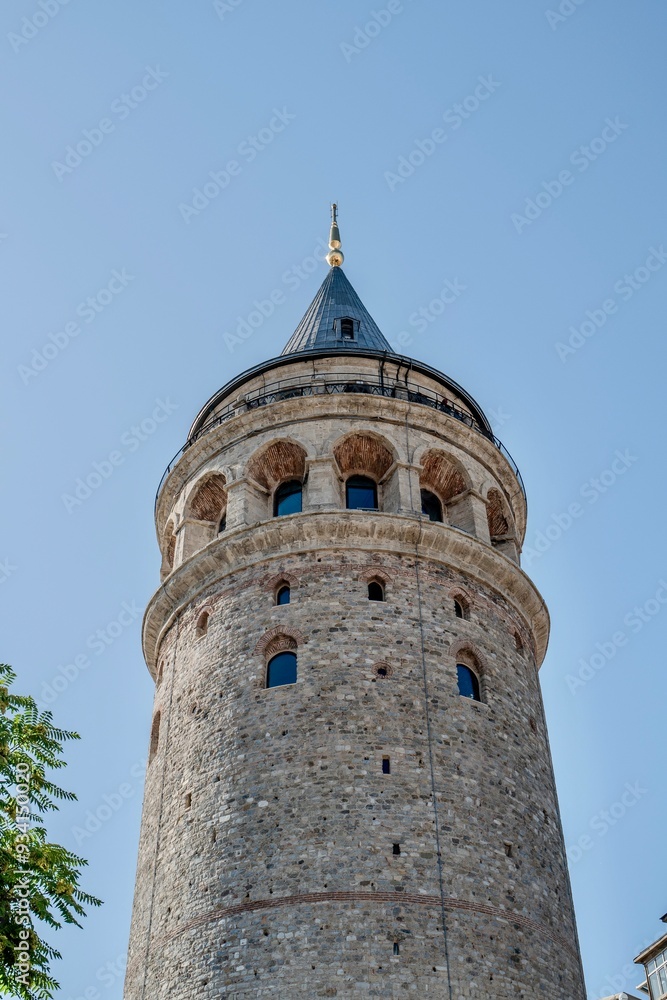 Fototapeta premium The tower Galata in Istanbul city