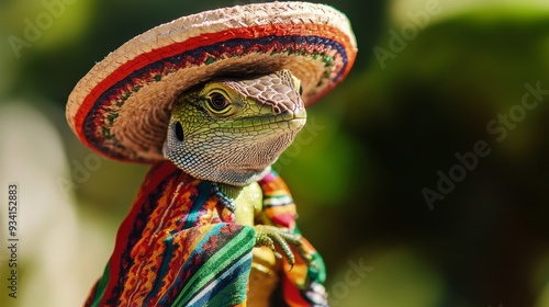 A Lizard's Fiesta A Colorfu...