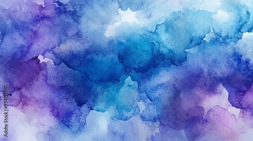Abstract Watercolor Sky - B...