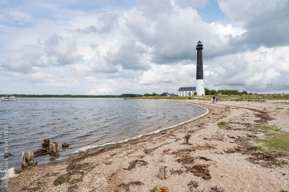 Obraz premium In Estonia I panorami tipici di Mar Baltico in estate, durante il mese di agosto.