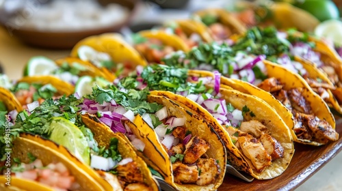 Close-up of Delicious Tacos...