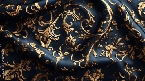 Embroidered Floral Pattern ...