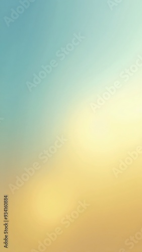 Blue and Yellow Gradient Abstract Background