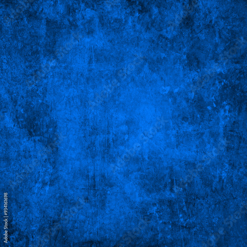 Grunge blue background with space for text