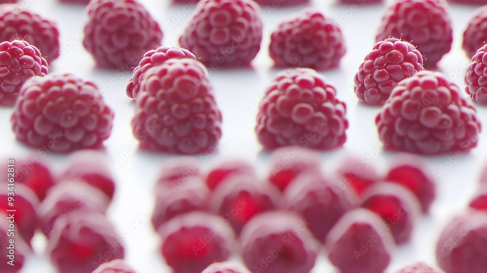 A close-up of dark purple raspberries A close-up of dark purple raspberries