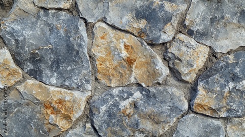 Rough Stone Wall Texture, Close-up, Grey and Brown Colors, Natural Stone, stone wall, rock texture, natural background