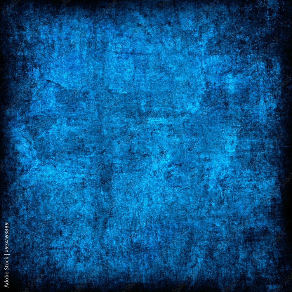 Obraz premium Grunge blue background with space for text