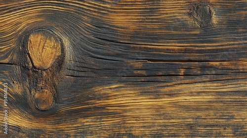 Textured Wood Grain Knot Cl...
