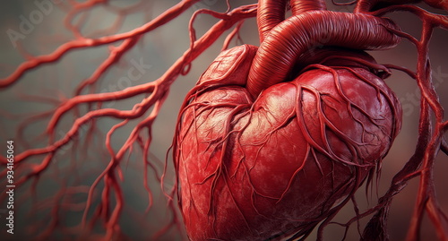 The Human Heart A 3D Render...