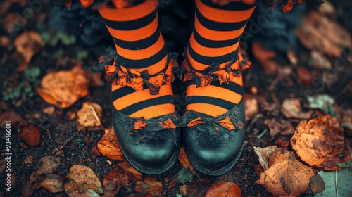 Witchy Feet on Fall Foliage...