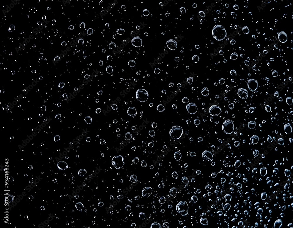 glass textured surface with water droplets clinging to it, set against a dark background for contrast create with ai glass textured surface with water droplets clinging to it, set against a dark background for contrast create with ai