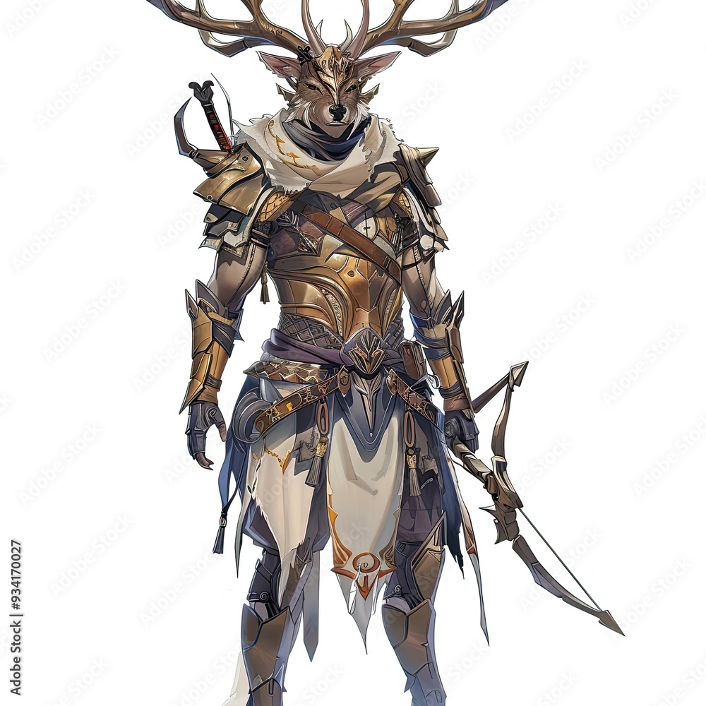 Anime Deer Warrior