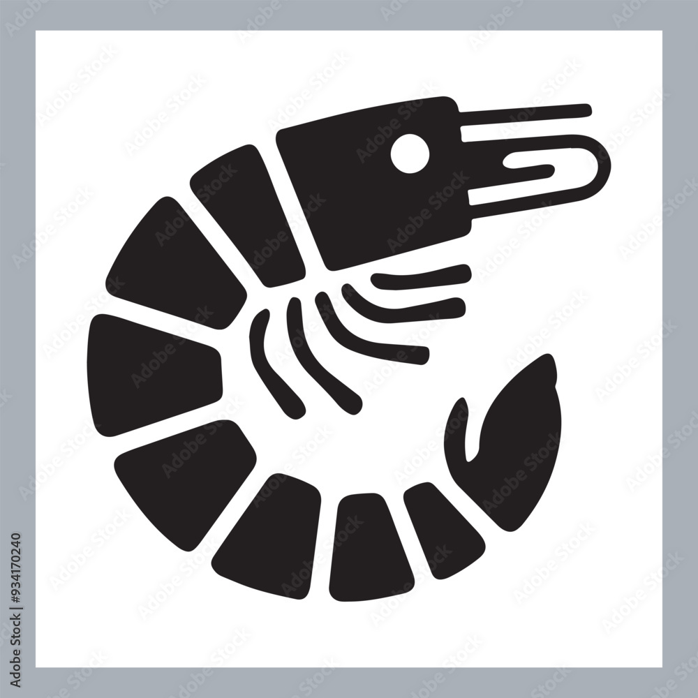 Black Shrimp Vector Silhouette , set of shrimp illustration. hand drawn black and white shrimp line art illustration, Shrimp icon vector art silhouette Black Shrimp Vector Silhouette , set of shrimp illustration. hand drawn black and white shrimp line art illustration, Shrimp icon vector art silhouette