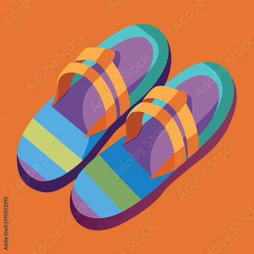 Sandals Vector Illustration
