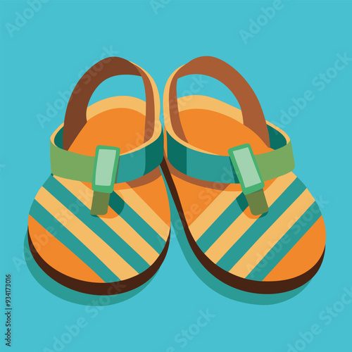 Sandals Vector Illustration