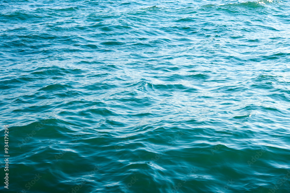 Fototapeta premium Blue sea water background texture