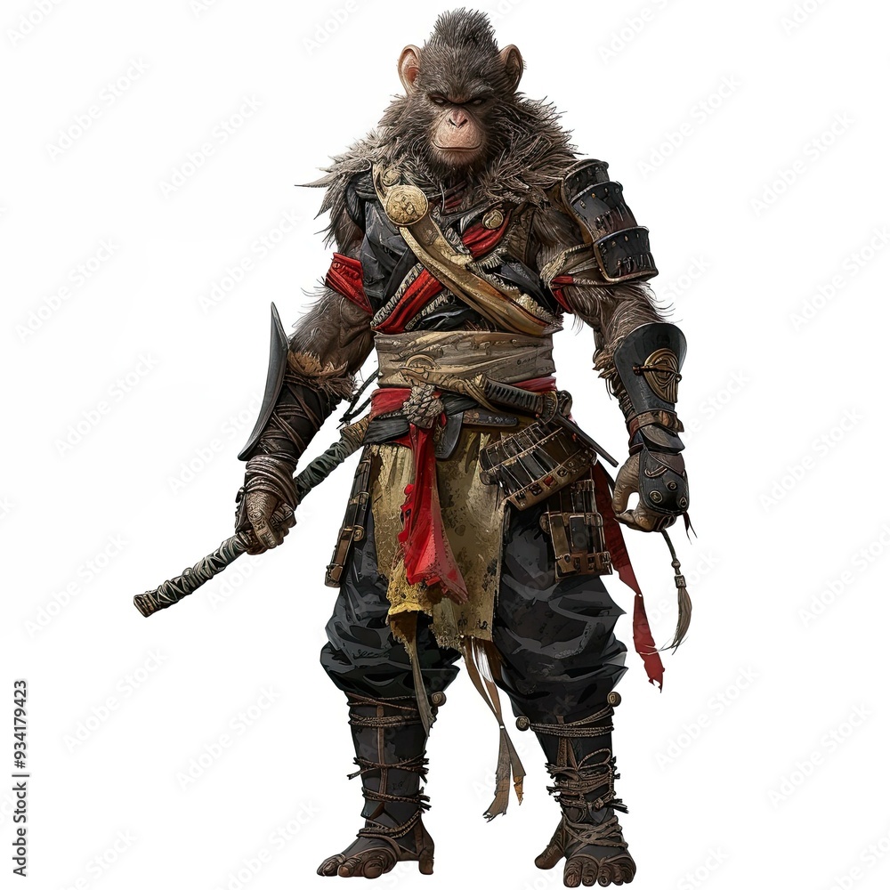 Anime Monkey Warrior Anime Monkey Warrior
