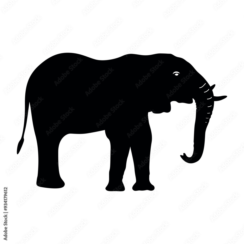 Elephant Silhouette. Silhouette of elephants. Elephant shadow hand drawn. Animal Elephant Silhouette Elephant Silhouette. Silhouette of elephants. Elephant shadow hand drawn. Animal Elephant Silhouette