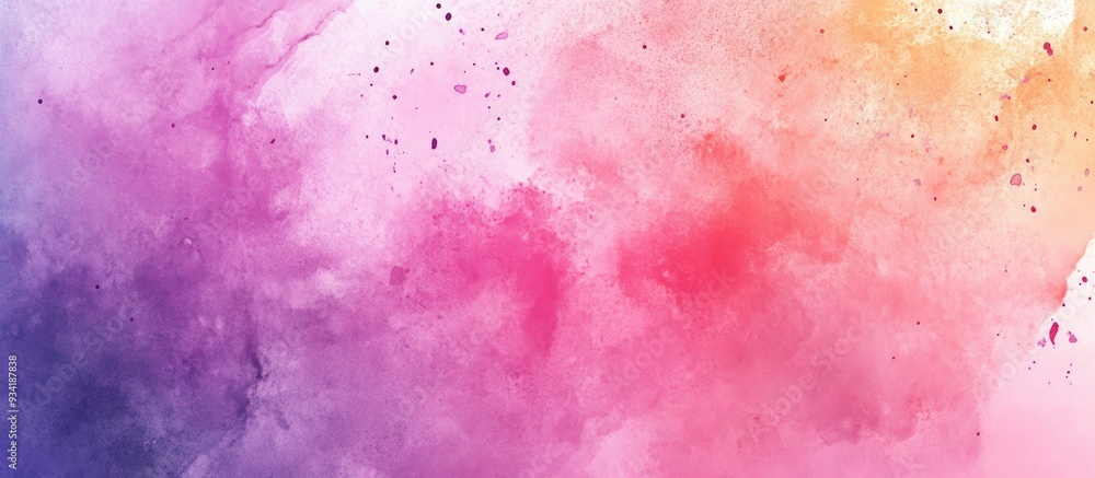 Obraz premium Urban Hipster Background with Spatter Watercolor Dirty Art Aesthetic Abstract Dyed Backdrop White Splat Design Creative Ink Banner Trendy Fashion Watercolor Style Splattered Tie Dye with Wet Brush