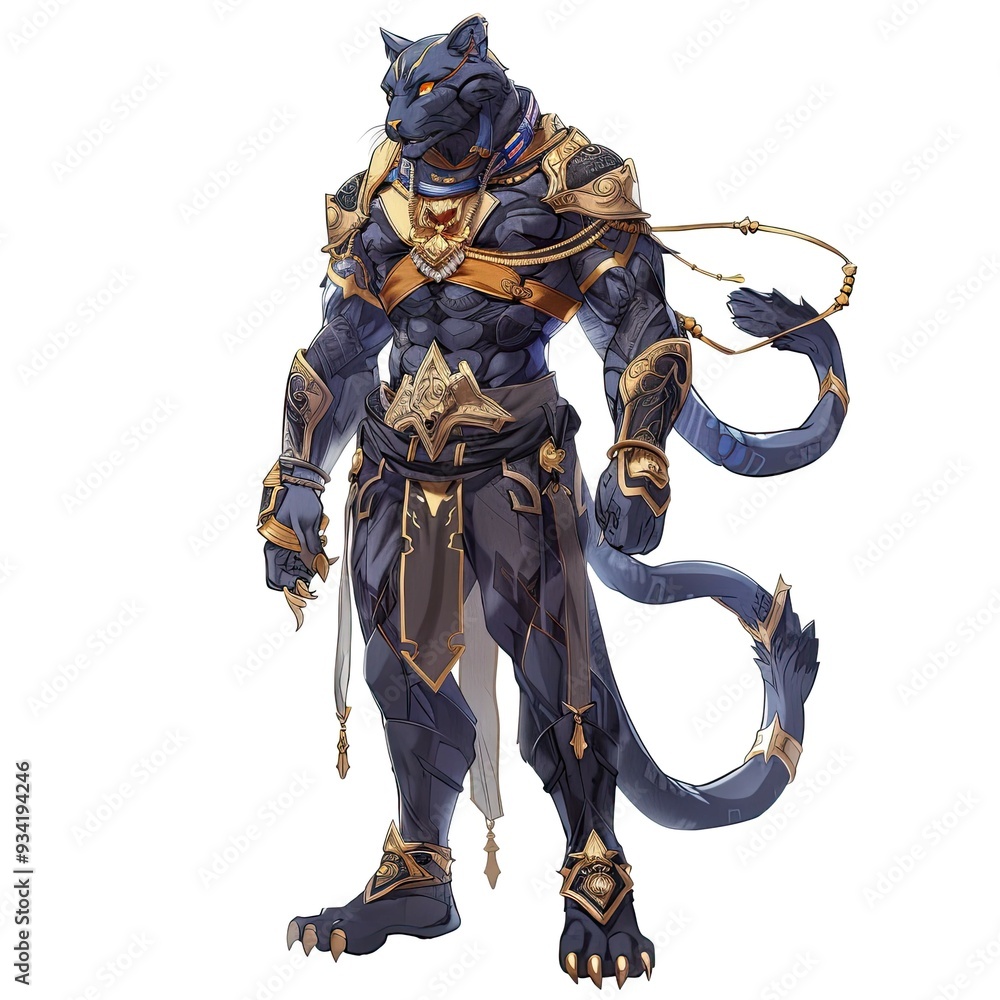 Anime Panther Warrior