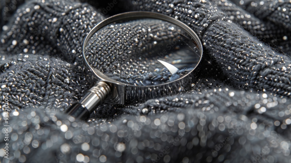 Textile Texture Depict a magnifying glass revealing the intricate weave of fabric, showcasing the fine threads, subtle patterns, and rich Textile Texture Depict a magnifying glass revealing the intricate weave of fabric, showcasing the fine threads, subtle patterns, and rich